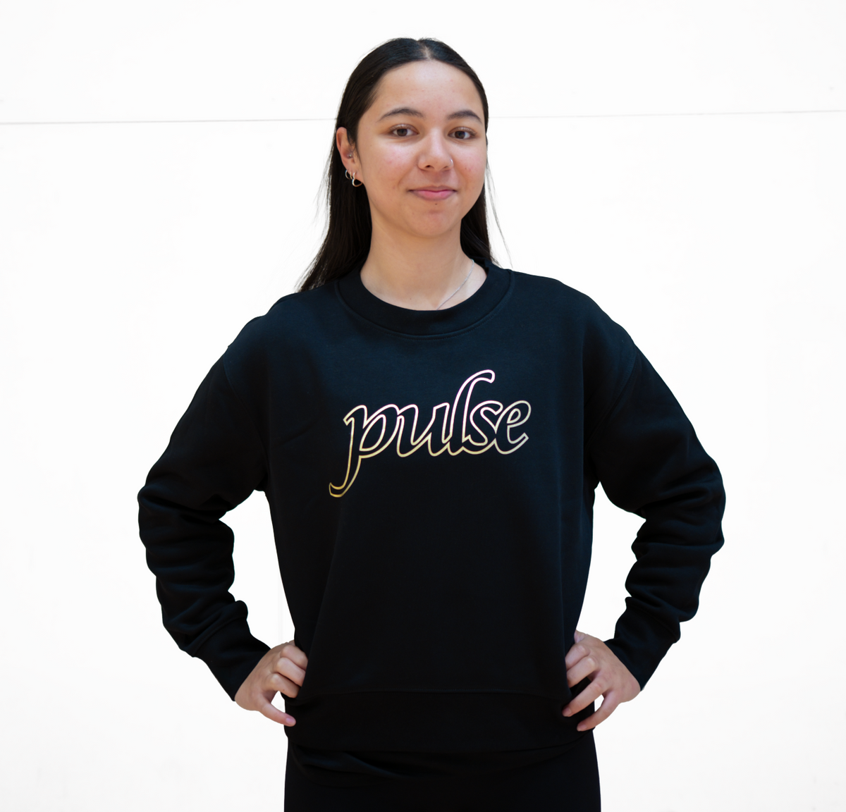 💛Women's Black Fashion Pulse Crew💛 – Pulse Shop